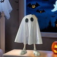 thumbnail image 4 of Ghost Wearing Cloak Ornament Halloween Haunted House Parties Themed Statue Multi-Functional Holiday Decor, 4 of 7