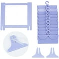 thumbnail image 3 of Acrylic Eyelash Display Holder With 10 Hangers False Lash Display Rack Try On Case Organizer Board for Women Retail Show Personal Exhibition Lilac Lilac, 3 of 9