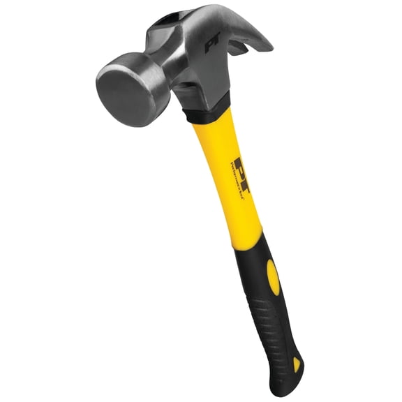 Performance Tool M7020B 16-Ounce Claw Hammer with Fiberglass Handle