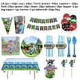thumbnail image 2 of Suministros de fiesta de píxel de artesanía de minero, vajilla desechable, platos de papel, telón de fondo, decoración de fiesta de cumpleaños para niños, regalos para Baby Shower, 2 of 4