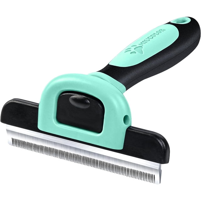 LAICAIW Pet Grooming Brush, Deshedding Tool for Dogs & Cats, Effectively Reduces Shedding by up to 95% for Short Medium and Long Pet Hair,Spring Green