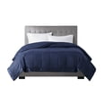 thumbnail image 6 of Lightweight Down Alternative Blanket with Satin Trim Navy King, 6 of 7