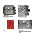 thumbnail image 3 of MEN QUARTZ WATCH LUMINOUS MEN CHRONOGRAPH WATCH SOFT SILICONE STRAP BUSINESS CASUAL WEAR, 3 of 7