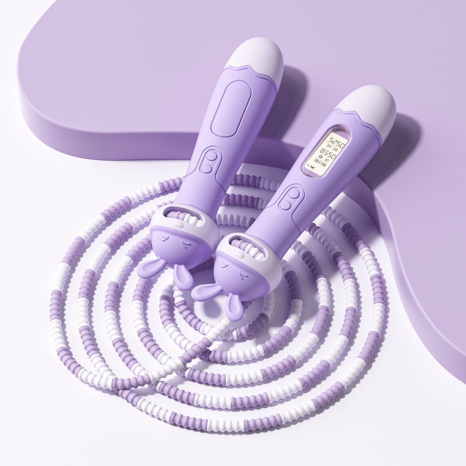 Sportteer Skipping Rope Fitness Jump Rope Jump Rope with Counter: Length Adjustable -free Ergonomic Handle Skipping Rope Workout Fitness Equipment for Kids