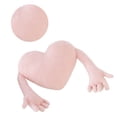 thumbnail image 4 of Linda y divertida almohada de corazón con mano, cojín de juguete de peluche, cojines decorativos para el hogar, cama, sofá, silla de coche, 4 of 8