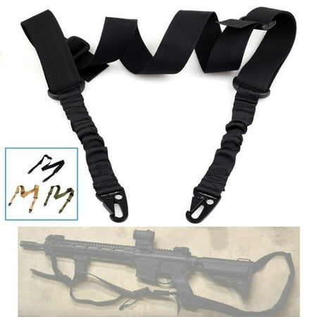 Tactical 2 two Dual Point Adjustable Rifle Gun Sling System Strap,