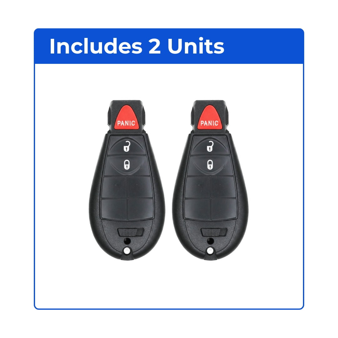Key Fob Eye4Techs Replacement for Dodge Journey 2010 FCC IYZ-C01C IYZC01C Part Number 56046706 56046706AG 56046707 56046707AG Pack of 2