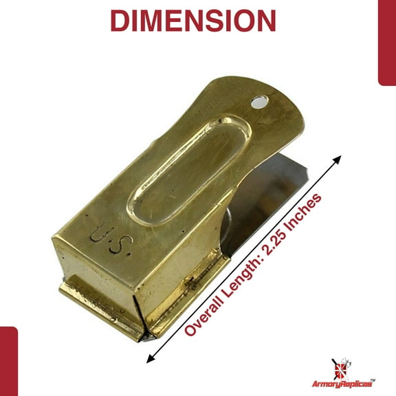 Armory Replicas U.S. D-Day Paratrooper Brass Cricket Clicker Discernable from Noise in a Natural Environment For Historical Use