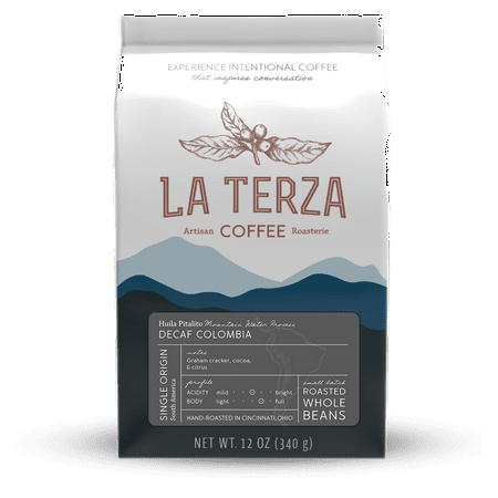 La Terza - Organic Decaf Colombia Coffee (12oz, whole bean)