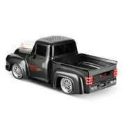QFX BT-1956 RETRO TRUCK DUAL 2” BLUETOOTH SPEAKER WITH BASS RADIATOR AND ON-THE-GO LED LIGHTS (Black)