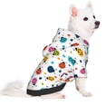 thumbnail image 2 of Fotbe Ladybugs And Flowers Sudadera con Estampado para Perros Pequeños – Suéter con Capucha para Mascotas, Tela Suave de Forro Polar con Bolsillo-Small, 2 of 7