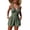 Army Green, variant on Women's High Waisted One Piece Bathing Suit Padded Swimsuit Boyshort Beach Ruched Backless Soft Swimsuit Black Medium
