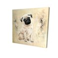 thumbnail image 1 of Petit Chien Carlin - Toile 24"x24 Pouces - Impression à la Demande, 1 of 5