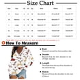 thumbnail image 3 of Tops Navideños Para Mujer Blusas de Manga Larga Camiseta Casual Con Cuello en V de Moda Odeerbi ODB183218, 3 of 5