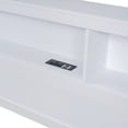 thumbnail image 2 of Solid and Stable Wooden Full Size Daybed with 2 Drawers, Daybed with Storage Shelf and Usb Charging Ports (White), 2 of 11