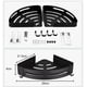 thumbnail image 4 of 2 Piezas Estante Para Baño Esquinero Regadera Cocina Modelo Negro, 4 of 4