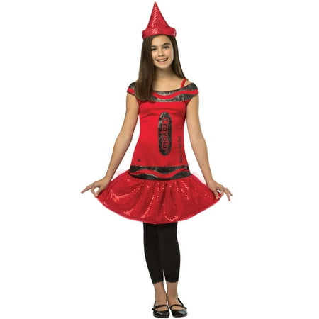 Crayola Glitz and Glitter Big Dip O Ruby Dress Child Costume (7-10)