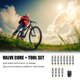 thumbnail image 1 of 2/6/12 Uds. Núcleos de válvula Presta de latón de repuesto + removedor para bicicleta de montaña y carretera para aplicación de neumáticos de bicicleta, 1 of 7