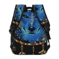 thumbnail image 4 of Easygdp Wolf Head And Dreamcatcher Mochila Ergonómica Versátil para Laptop - Múltiples Bolsillos, Correas Ajustables, Unisex para Escuela, Viajes y Actividades al Aire Libre-One Size, 4 of 5