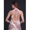 thumbnail image 5 of Bimba Animal Skin Summer Holiday Party Halter Neck Beachwear Women BacklessÂ&nbsp;Dress-XX-Large, 5 of 6