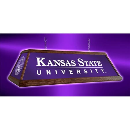 

Grimm Industries KS-330-01 49 in. Premium Deluxe Wood Pool Table Light KS Institution Logo Royal Purple & White