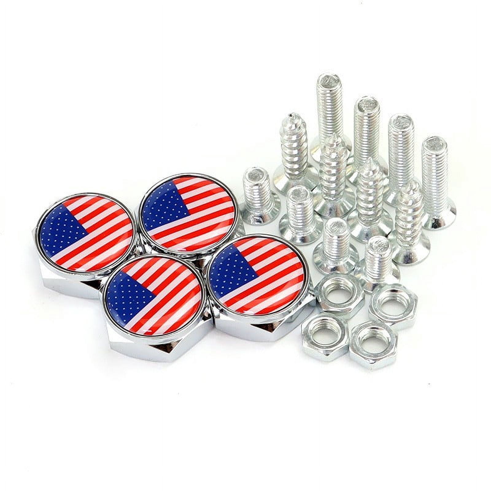 Kit De 8 Remaches Para Matrícula (7 Azules + 1 Blanco) – Fijación Segura Para Portaplacas Italiano