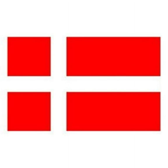 Annin Flagmakers 192183 12 in. X 18 in. Nyl-Glo Denmark Flag
