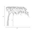 thumbnail image 3 of Weeping Willow Tree Decal with Cherry Blossoms - Scheme A, 3 of 3