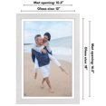 thumbnail image 6 of Americanflat 12" x 18" Wide Molding Picture Frame - White, 6 of 8