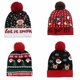 thumbnail image 2 of RV Gorro tejido navideño de 1 pieza, gorro de árbol de Navidad con alce y muñeco de nieve (estilo aleatorio) Rojo Verde, 2 of 5