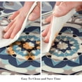 thumbnail image 5 of Anti Fatigue Kitchen Mat Set of 2 Blue Cushioned Kitchen Rugs Comfort Floor Mat Waterproof Non Slip Kitchen Carpet Rug Runner for Sink Laundry 17"x48"+17"x28", 5 of 6