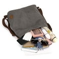 thumbnail image 4 of Mochila Convertible Bsvklp para Mujer Bolso Mano Gran Capacidad Diaria gris, 4 of 9