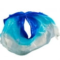 thumbnail image 4 of Silk Women Belly Dance Veil Scarf 100% Silk Veil Belly Dance White+turquoise+royal Blue, 4 of 7