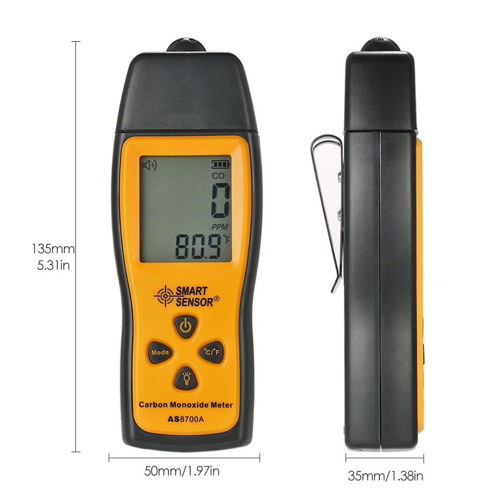 SMART SENSOR Handheld Carbon Monoxide Meter with High Precision CO