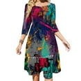 thumbnail image 1 of Vestidos de fiesta de noche con banda de rock, vestido sexy midi para mujer, vestido dulce de una pieza, banda de música coreana, álbum divertido grunge genial, indie, 1 of 6