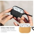 thumbnail image 2 of Native Union Roam Case for AirPods Pro 2 – Silky & Matte Liquid Silicone Case with Clip (Kraft), 2 of 7