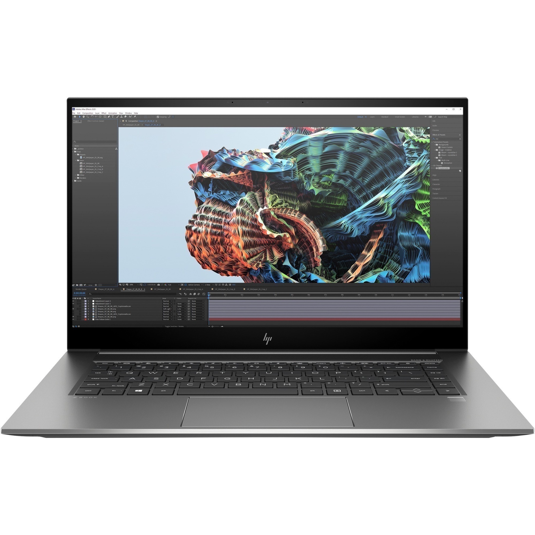 HP ZBook Studio G8 15.6" 4K UHD Laptop, Intel Core i7 i7-11800H, 512GB SSD, Windows 11 Pro - image 3 of 14