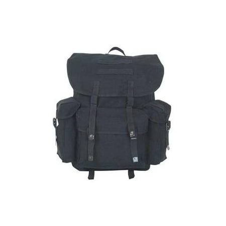 Fox Outdoor NATO Style Rucksack 16x10in, Black 099598422806