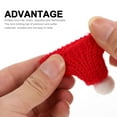 thumbnail image 5 of Dalidasy Knitting Hat Tiny Hats Craft Cap Hand Knitting Cone Hat 4pcs for 1: 12 DIY Santa Snowman Christmas Bottle Ornament Hair Accessories, 5 of 10