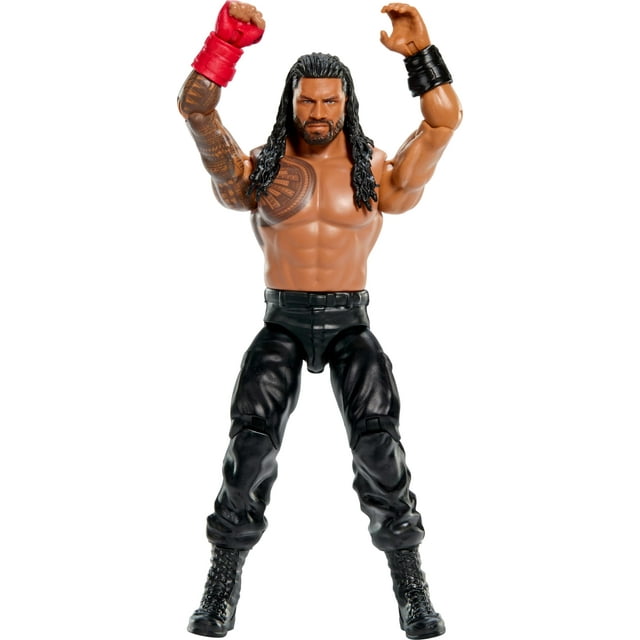 Figura de acción Mattel WWE Roman Reigns de 15 cm con 10 articulaciones