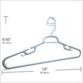 thumbnail image 3 of 19" Heavy Duty Giant Plastic Hangers – 12 Pack | Extra-Wide Durable Hangers for Large & Oversize Garments$$Home Decor, Kitchen, & Other, 3 of 7