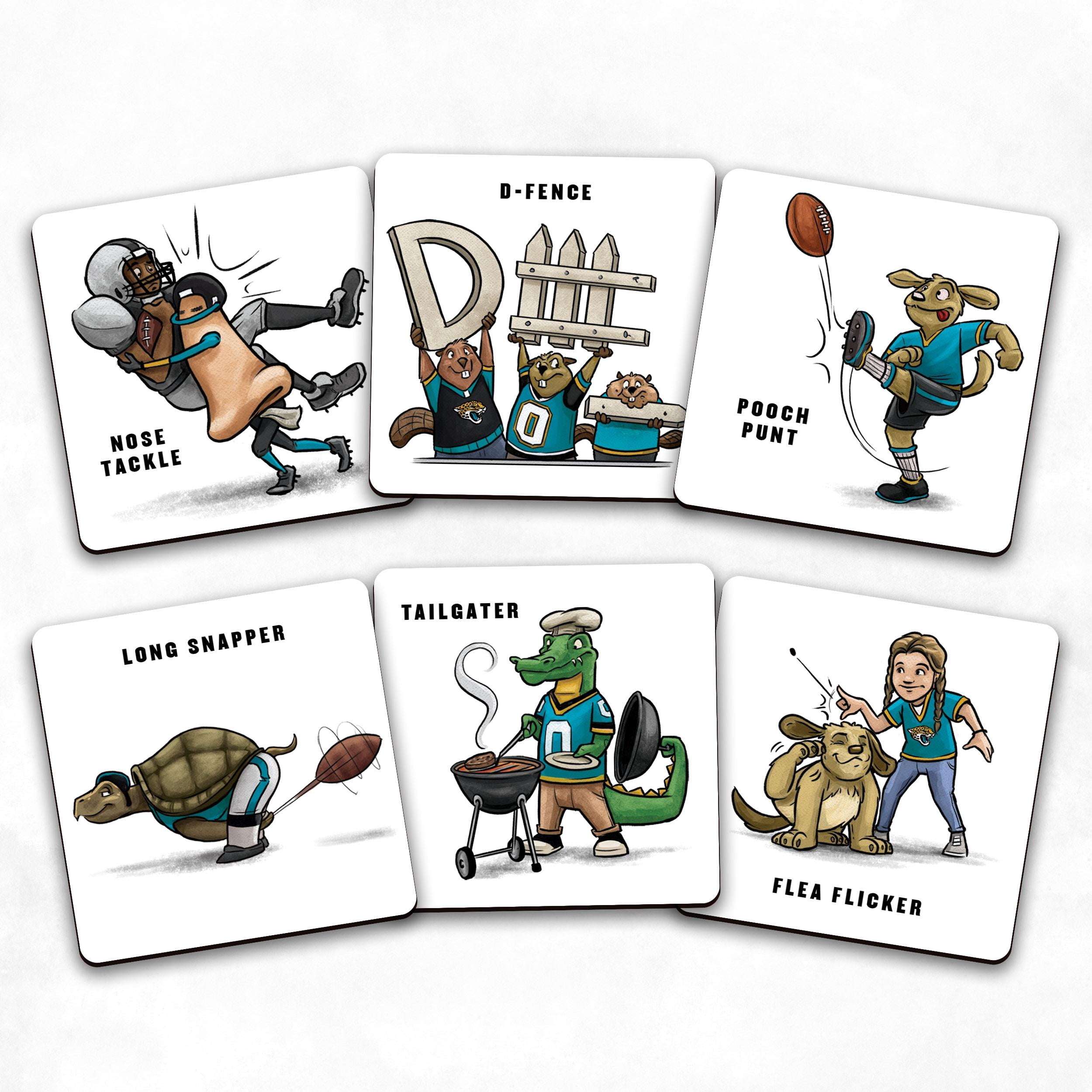 YouTheFan NFL Jacksonville Jaguars Memory Match Game