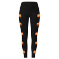 thumbnail image 5 of Halloween Leggings for Women Elastic High Waist Funny Pumpkin Face Print Lifting Tights Pants Workout Yoga Pants, 5 of 5