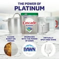 thumbnail image 2 of Cascade Platinum ActionPacs + Oxi, Dishwasher Detergent, Fresh Scent, 14 Ct, 2 of 7