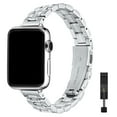 thumbnail image 1 of WFEAGL Stainless Steel Replacement Band Apple Watch 38/40/41mm Steel Wristband Silver, 1 of 7