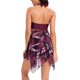 thumbnail image 4 of Traje de baño de verano de las mujeres 2 Pcs Set, Leaf Print Cross Halter Tank Top Dress + Triángulo Shorts Beachwear Nituyy Conjunto de traje de baño pareo patchwork, 4 of 5