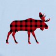 thumbnail image 2 of CafePress - Plaid Moose Animal Silhouette Body Suit - Long Sleeve Cotton Baby Bodysuit, 2 of 4
