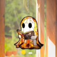 thumbnail image 4 of Suncatcher Adorno de Halloween Suncatcher Colgante bonito para colgar en la pared o ventana Adorno para la pared artística familiar, 4 of 7