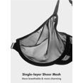 thumbnail image 4 of Sostén DELMIRA 36DD de Malla Transparente con Cierre Frontal Talla Grande Negro, 4 of 4