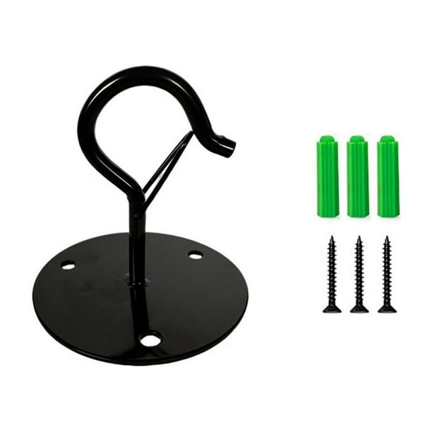 Ganchos para colgar plantas Inteprter para techo Jardín y Patio Negro